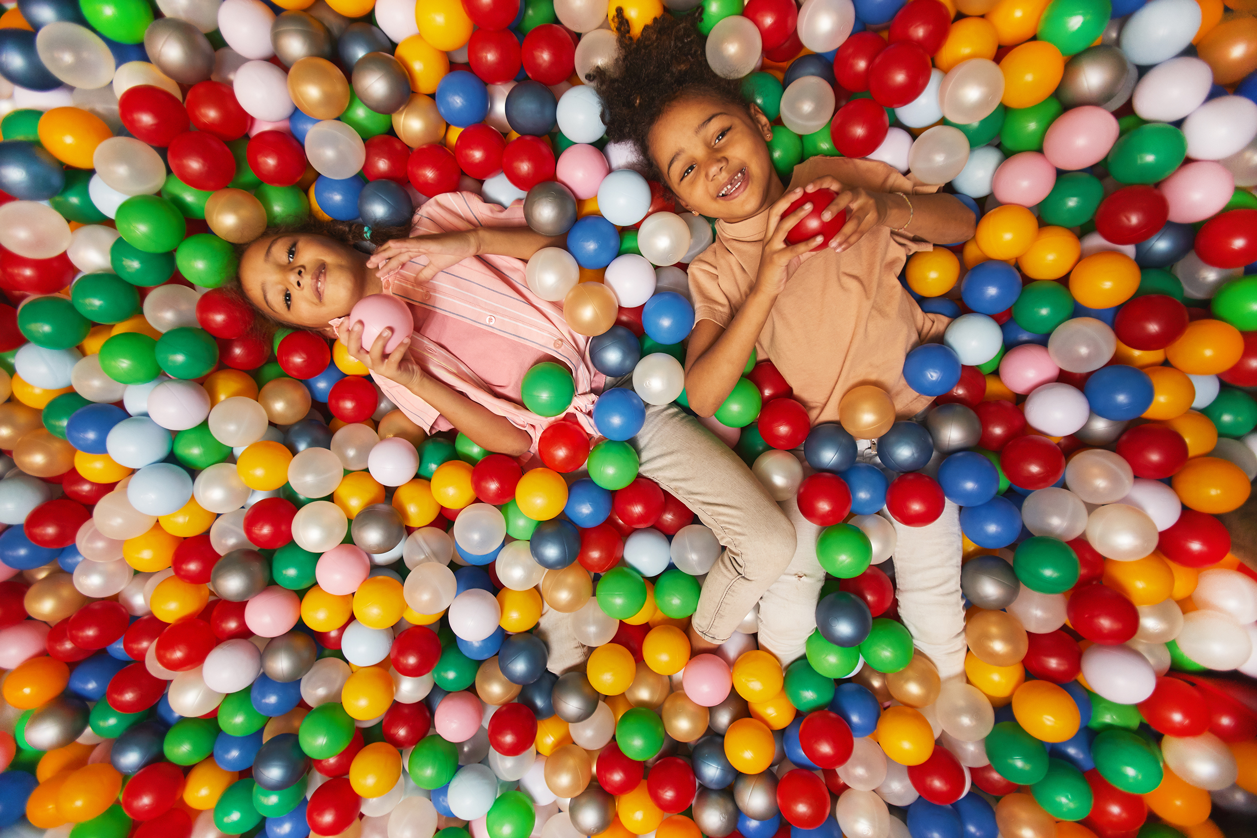 Children playing balls